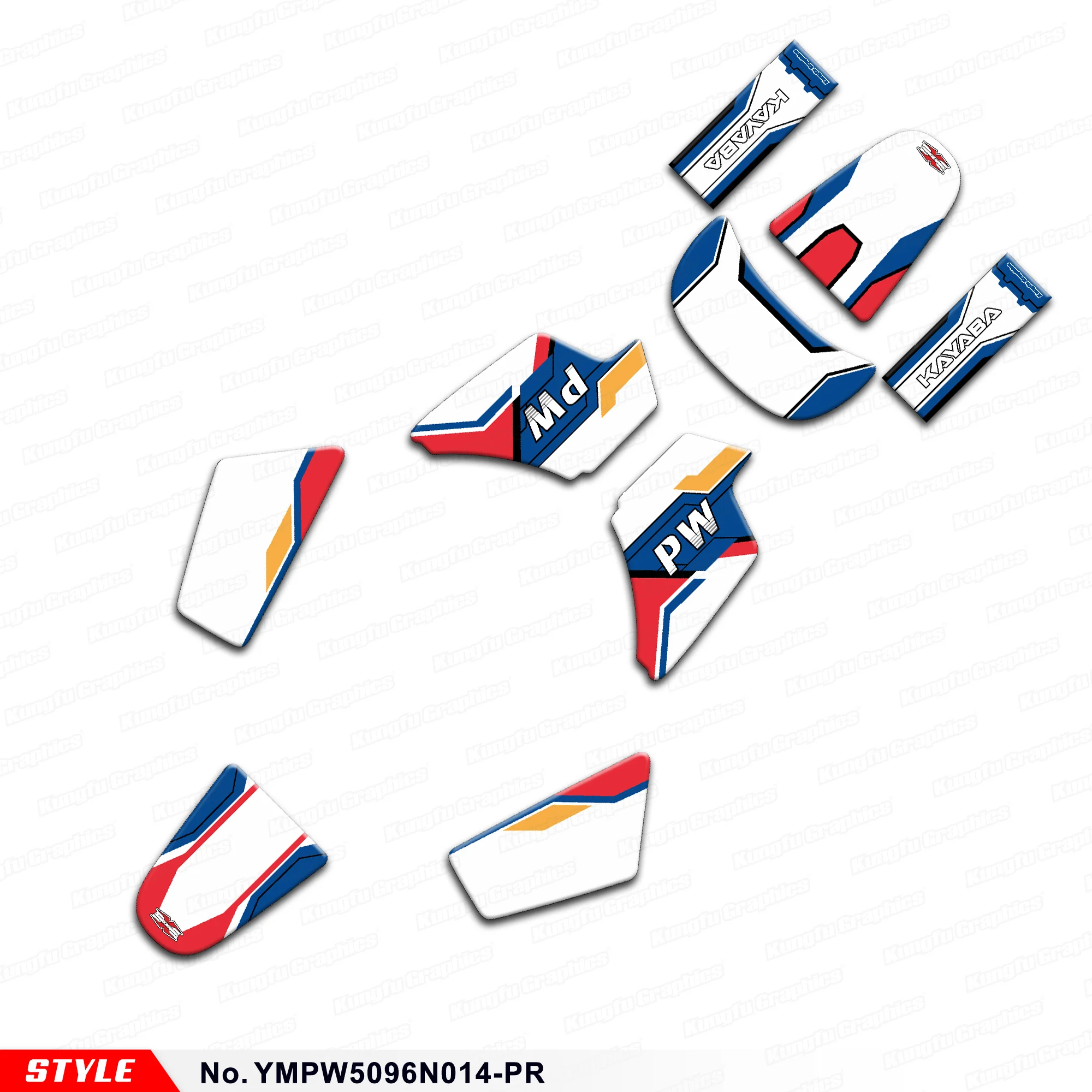 

Комплект индивидуальных графических наклеек JY RACING, наклейка для Yamaha PW50 PW 50 Piwi50 Piwi 50, аксессуары, YMPW5096N014-PR