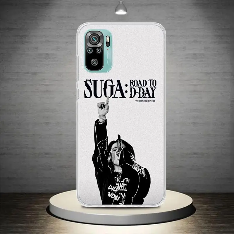 SUGA D-DAYs Phone Case Cover for Xiaomi Redmi 12C 12 10C 10 9C 9 10A 9A 9T 8A 8 7A 7 6A 6 Pro K70 K60 K40 K20 S2 Housing