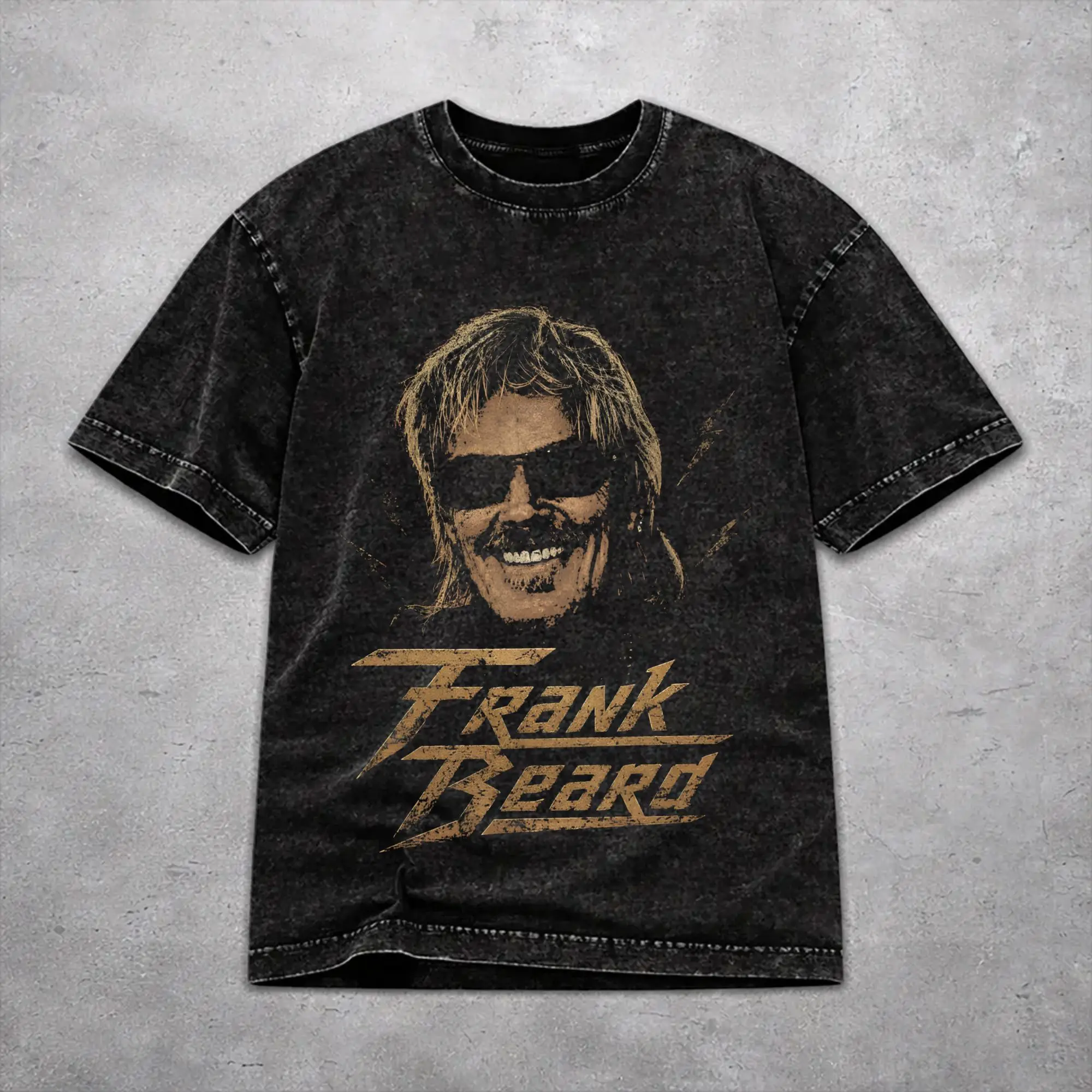 RIP Frank Beard Washed T Shirt Vintage Streetwear for Men Women  Hiphop Tee T-Shirts 100% Cotton