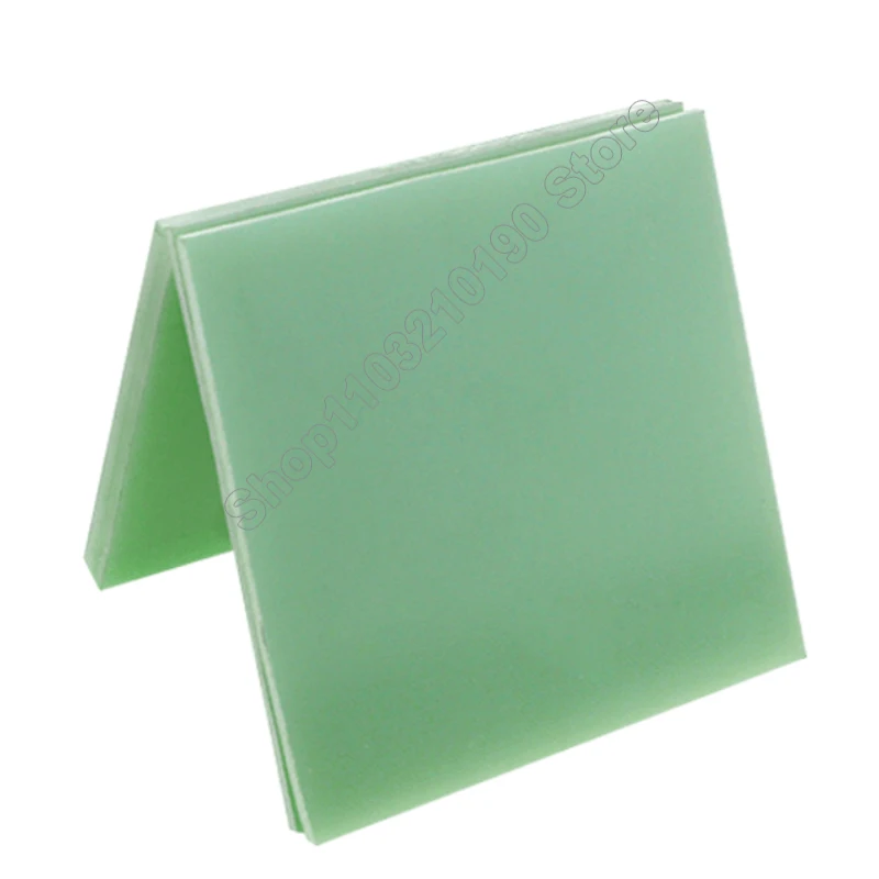 1-10Pcs FR4 Fiberglass Sheet Light-green Epoxy Plates Epoxy Resin Board FR-4 Glass Fibre 3D Printer thickness 1-8mm L=100-200mm