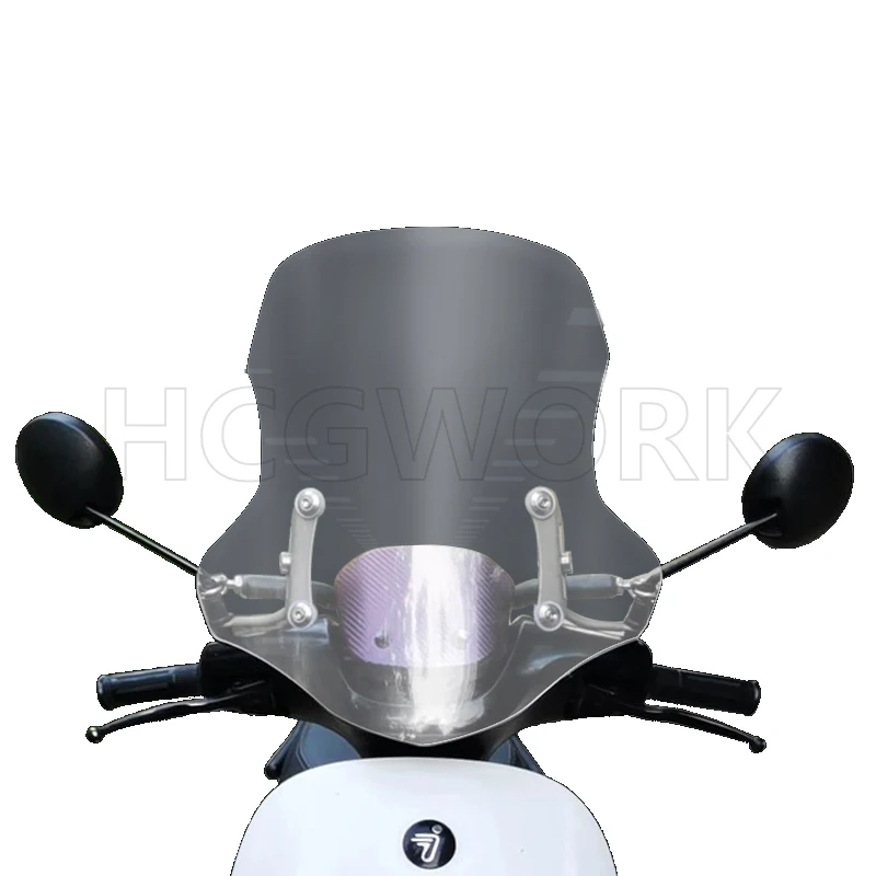 Electric Scooter Accessories Windshield Hd Transparent Heighten Pc Material for Ninebot Niu N1s M1