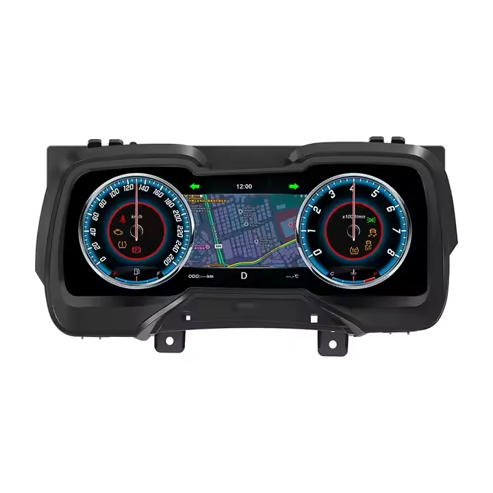 Linux System LCD Car Dashboard Speedometer Digital