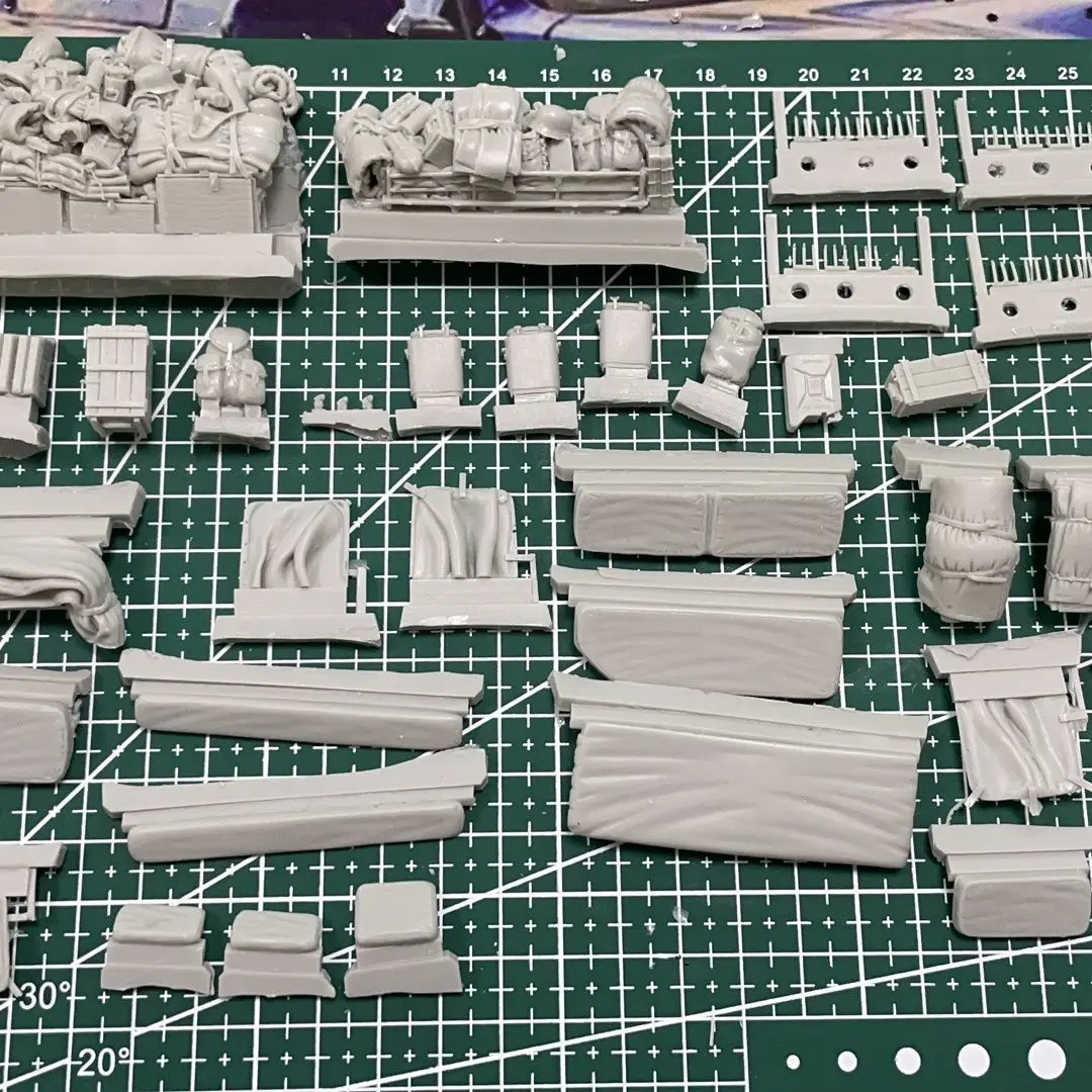 1:35 Scale Resin Die-cast Armored Vehicle Tank Chariot Parts Modification Does Not Include Unpainted Tank Model