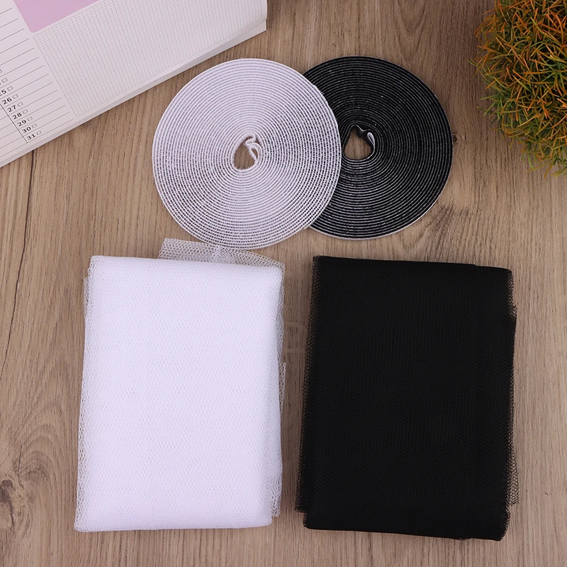 DIY Self-Adhesive Indoor Insect Fly Mosquito Window Screen Curtain Mosquito Netting Door Anti Mosquito Net Window Mesh Bug Net