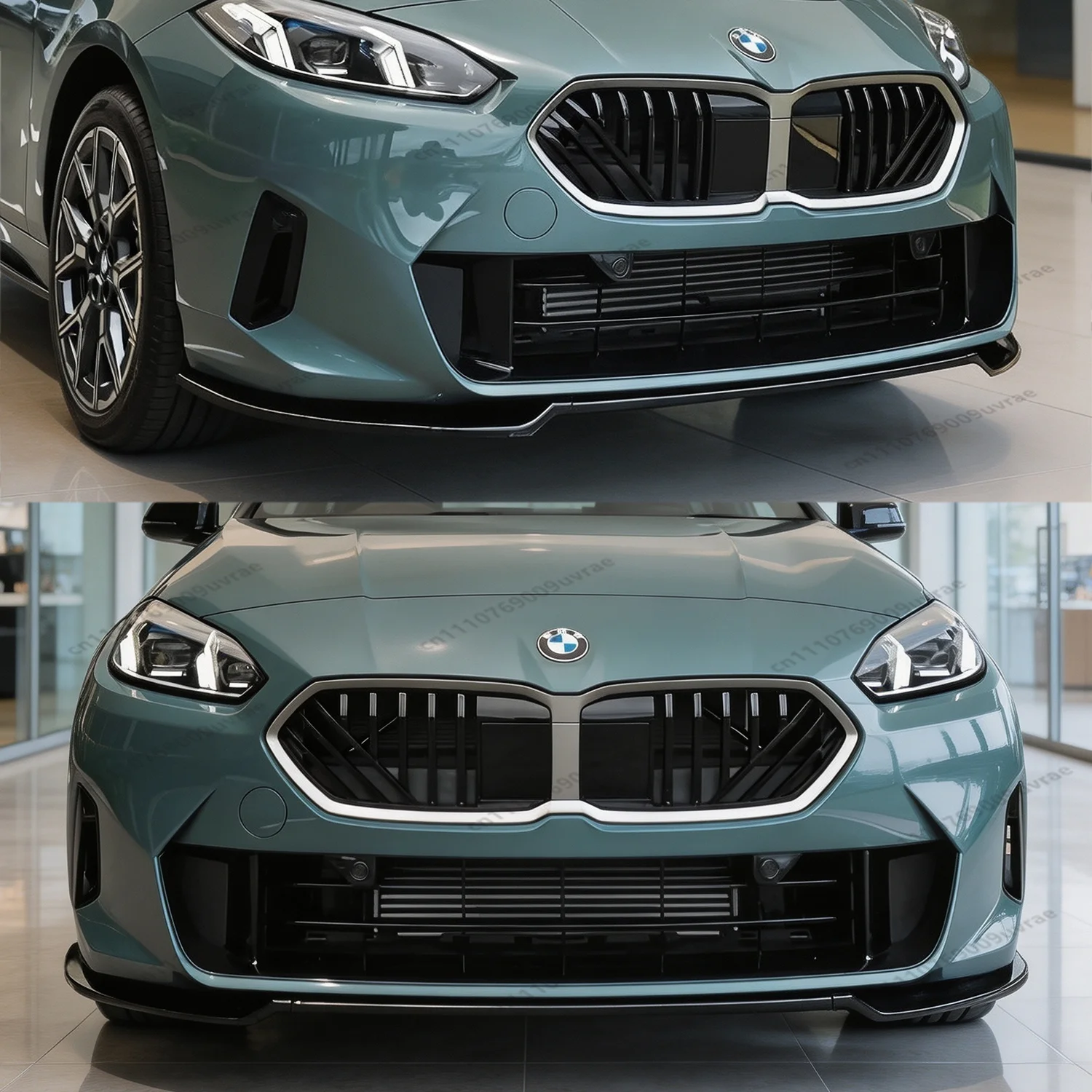 For BMW F70 F74 Gloss Black ABS Front Bumper Lip Spoiler Splitter Diffuser 116 118 120 120d 218 220 2025-2026 Bodykits Tuning