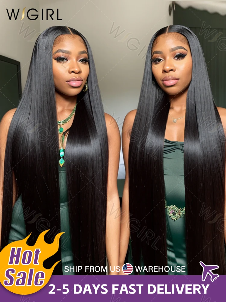 Wigirl 5x5 Glueless Wigs 100% Human Hair Wigs Bone Straight 13x4 13x6 HD Transparent Lace Frontal Wig Pre plucked Brazilian Wigs