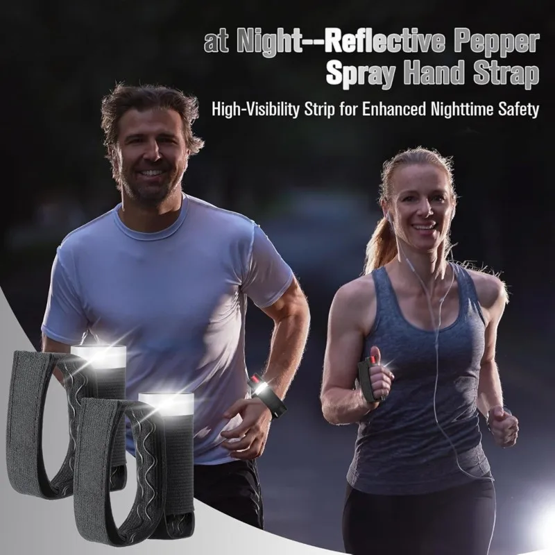 【HOUSEHOLD GOODS】No-Spray Pepper Spray Hand Strap Holder(2 PCS)-Adjustable Fit For Pepper Sprays 3.5