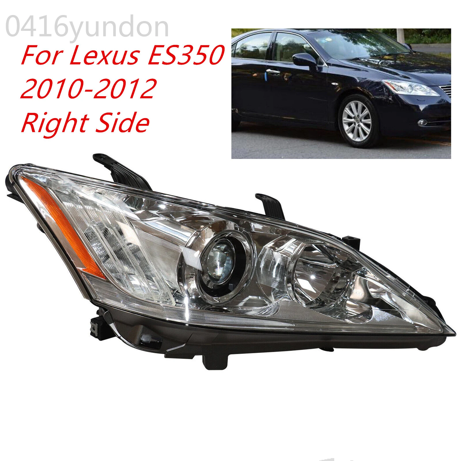 

Right Side HID/Xenon Headlamp Durable Passenger Side Headlight Fits For 2010 2011 2012 Lexus ES350 RH Headlight New