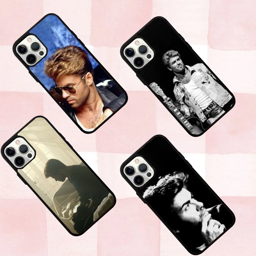 

G-George-es Singer M-Michael Phone Case For IPhone16,se4,15,Pro,Max,Case14,Plus,13,12,11 Magesafe Magnetic Wireless Charge Cover