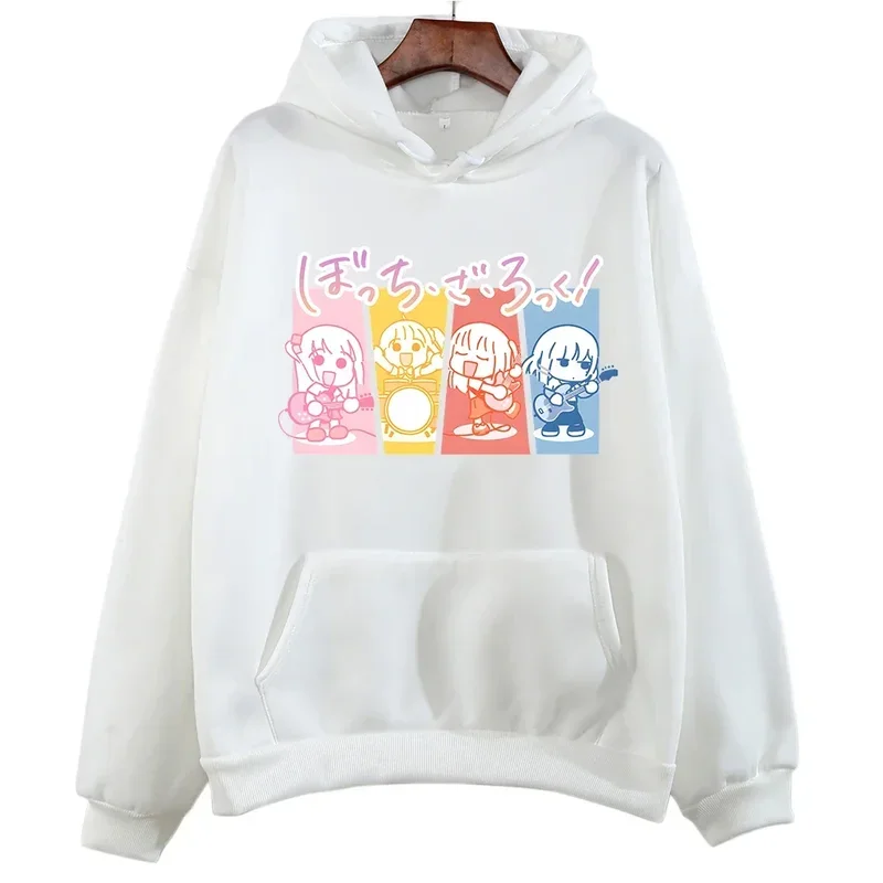 Women Anime Hoodies BOCCHI THE ROCK! Hitori Gotou Graphic Printed Cartoon Plus Size Clothes Sweatshirt Female Sudaderas Hooded