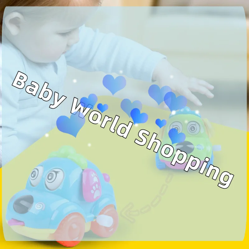 Brinquedo de Corda Infantil: Carro de Desenho Animado Criativo e Fofo com Corda, Pequeno Animal de Brinquedo, Presente para Bebês