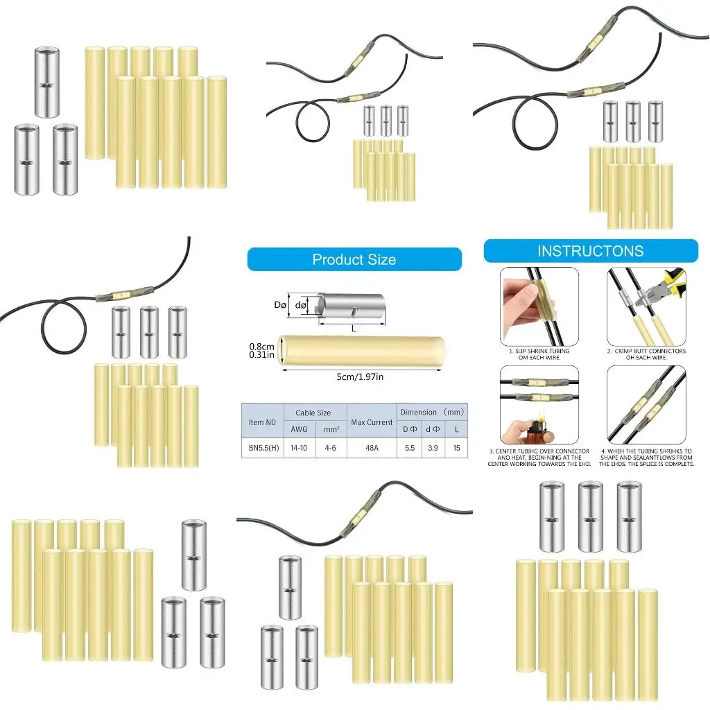  Underground Splices set Direct Burial Wire Splices set for Submersibles Pump Wire