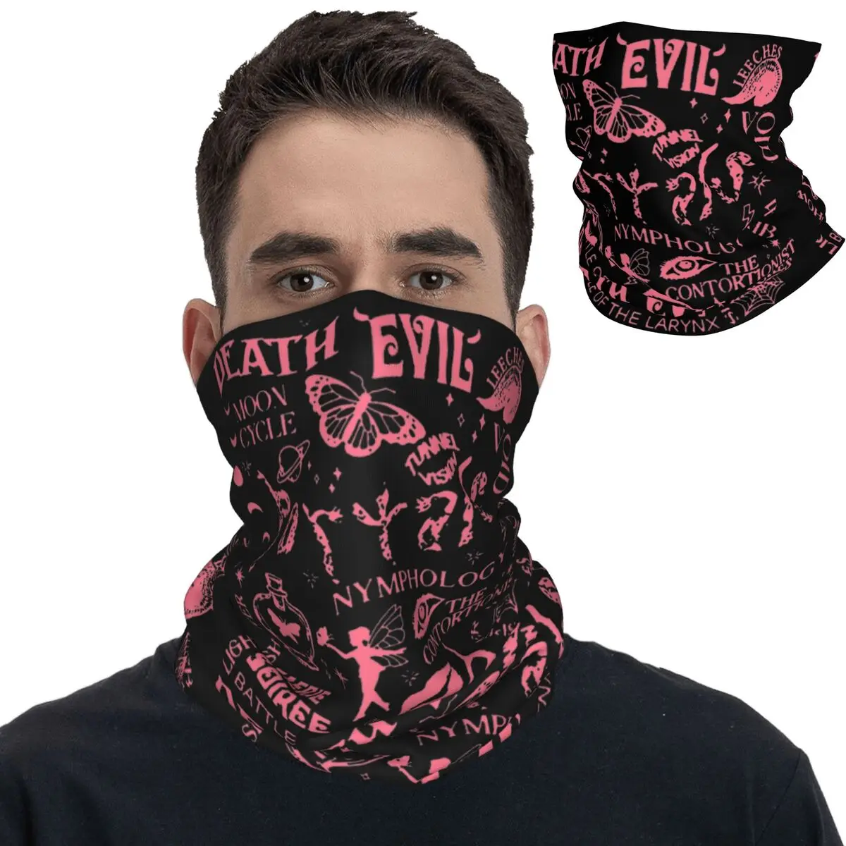 

Portals Melanie Martinez Bandana Neck Cover Printed The Evil Moon Cycle Balaclavas Face Scarf Warm Hiking Unisex Adult Winter