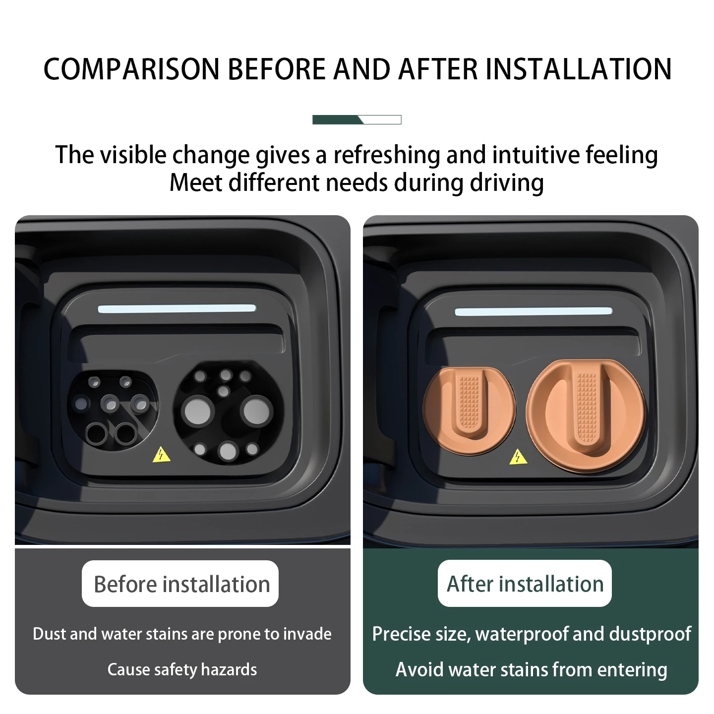 ل ZEEKR 001 2026 2025 7X 007 9X شحن ميناء الغطاء الواقي سيليكون المتكاملة الغطاء المغناطيسي اكسسوارات شحن السيارات