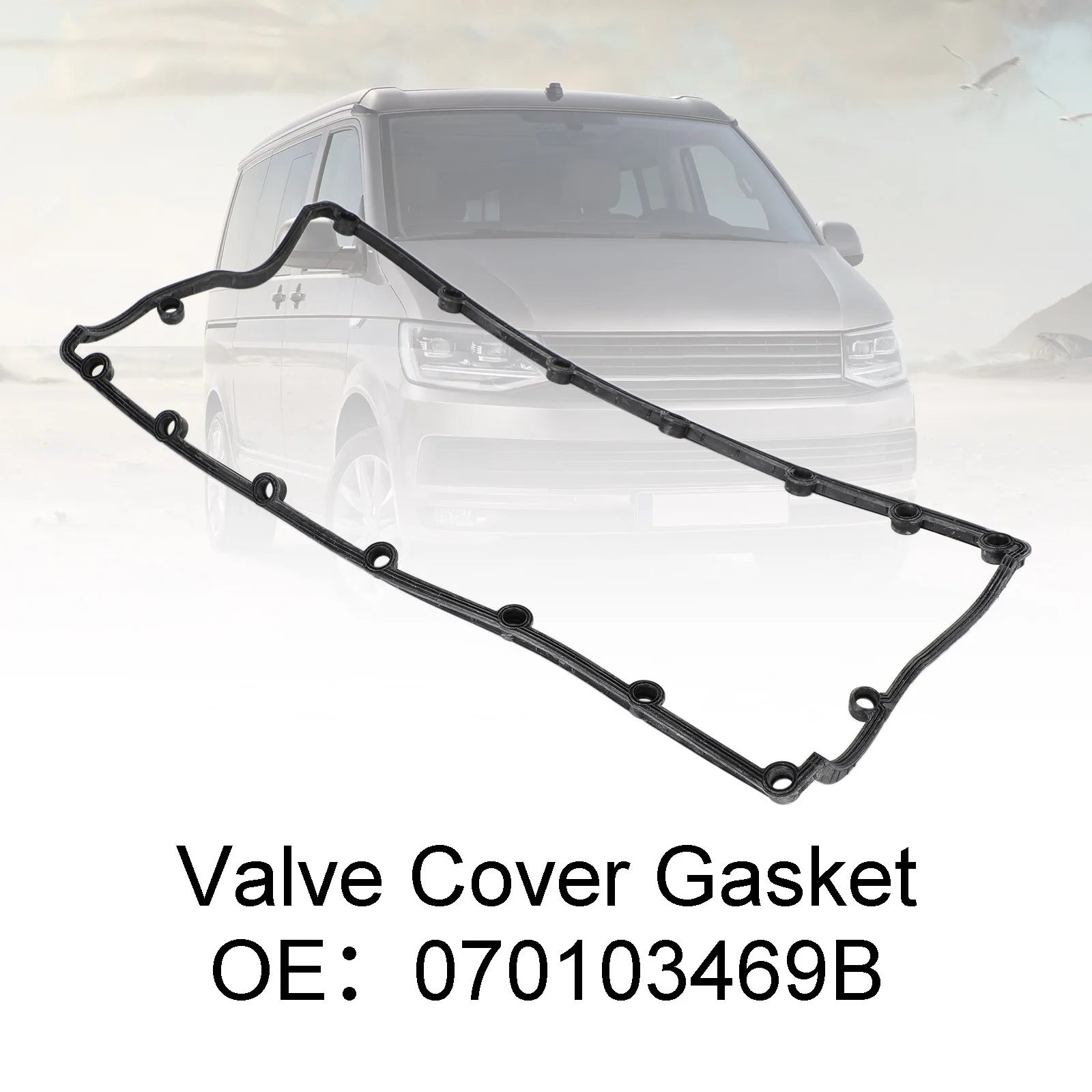 Areyourshop Valve Cover Gasket for VW Touareg Multivan T5 Transporter T5 2.5 TDI 070103469B