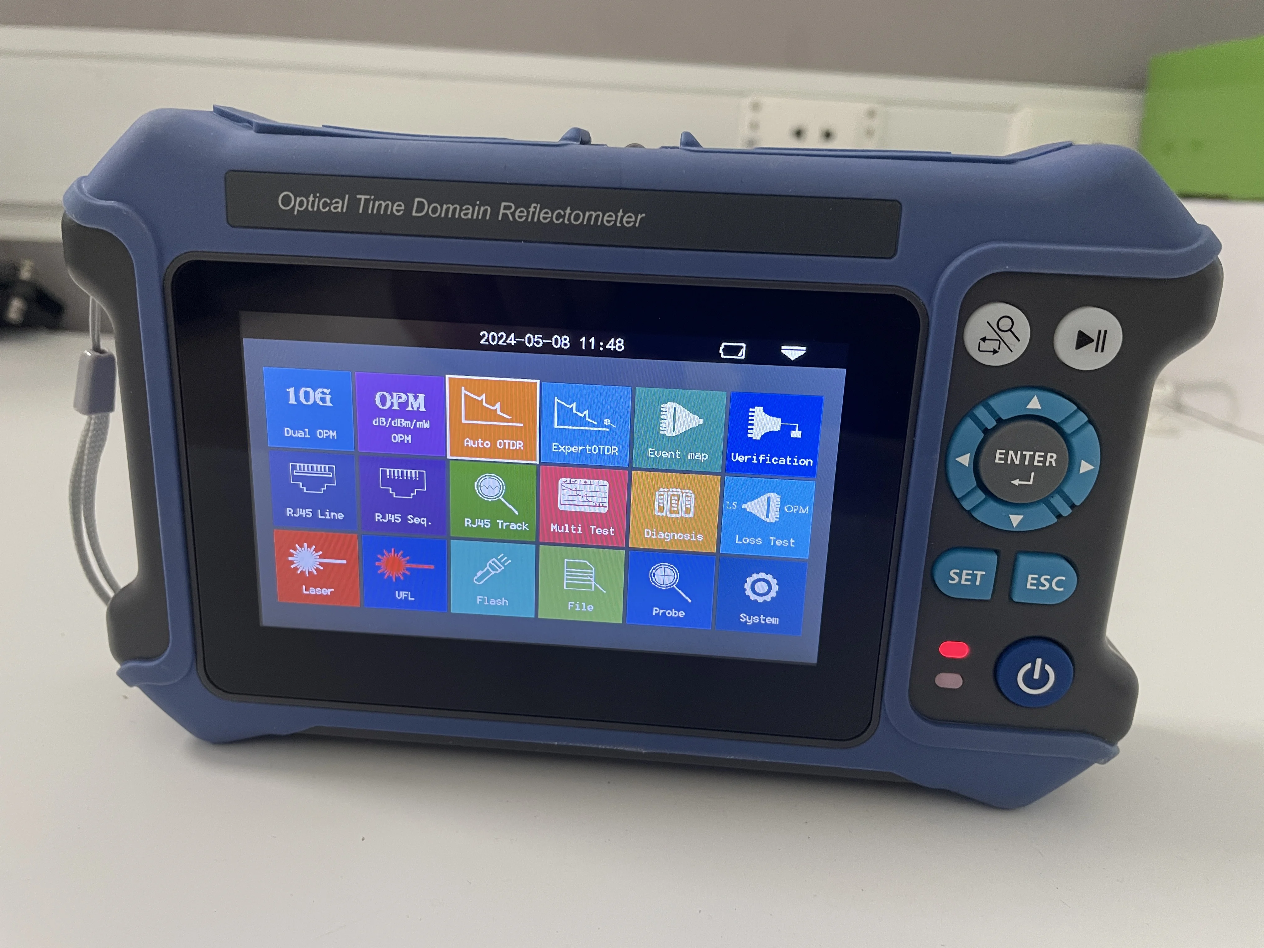 

Joinwit JW3302K Optical Time Domain Reflectometer 28dB/26dB SM 1310/1550nm OTDR 10G OPM VFL Optical Loss Test OTDR