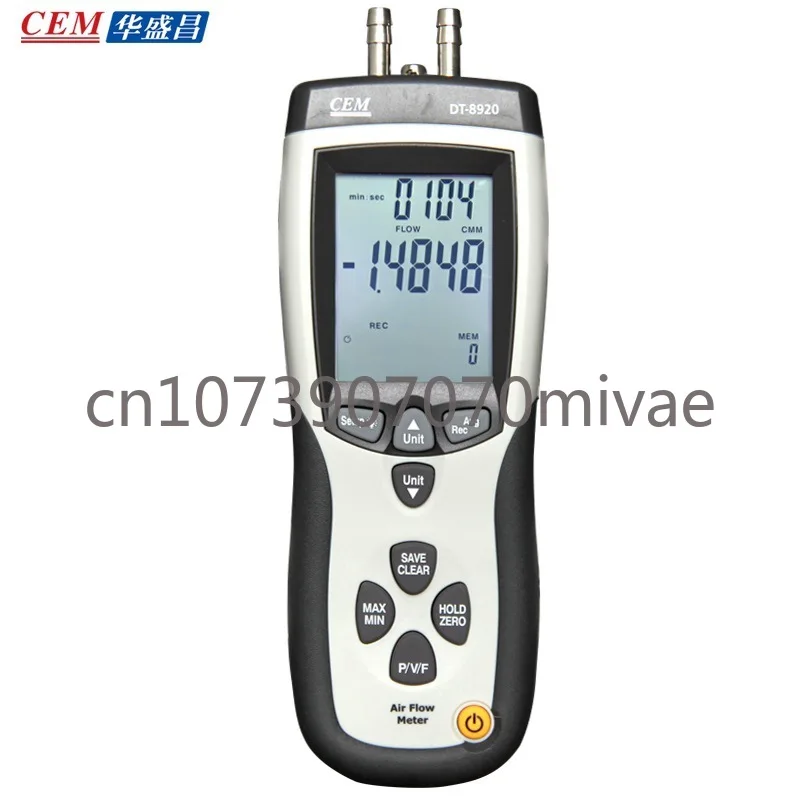 DT-8920 High Precision Differential Pressure Meter Air Flow Wind Speed Meter DT-8897