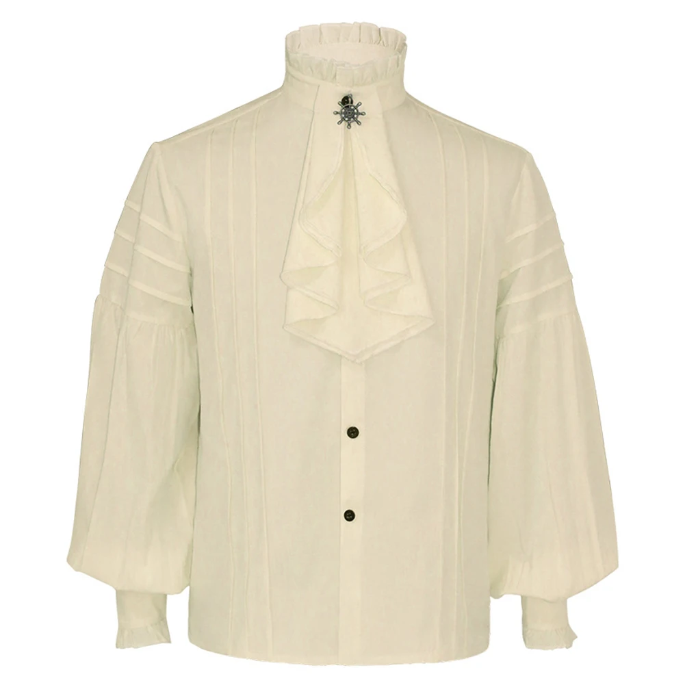Men Solid Shirt Long Sleeve Shirt Black Long Sleeve Shirt Polyester Solid Pattern White Fall Spring Accessories