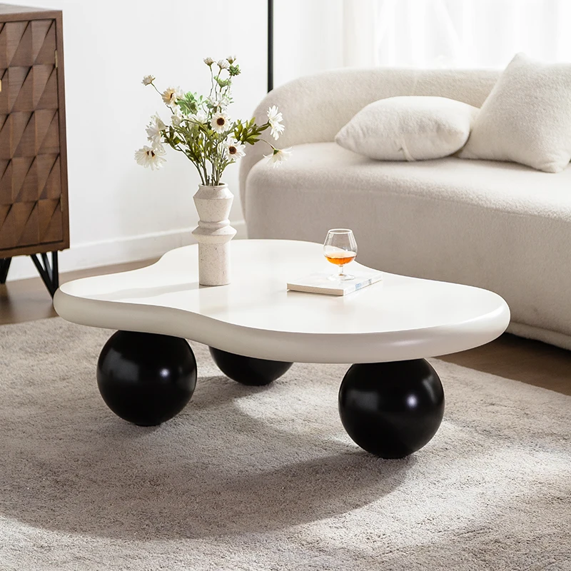 

Modern simple creative home furniture light luxury irregular cloud coffee table