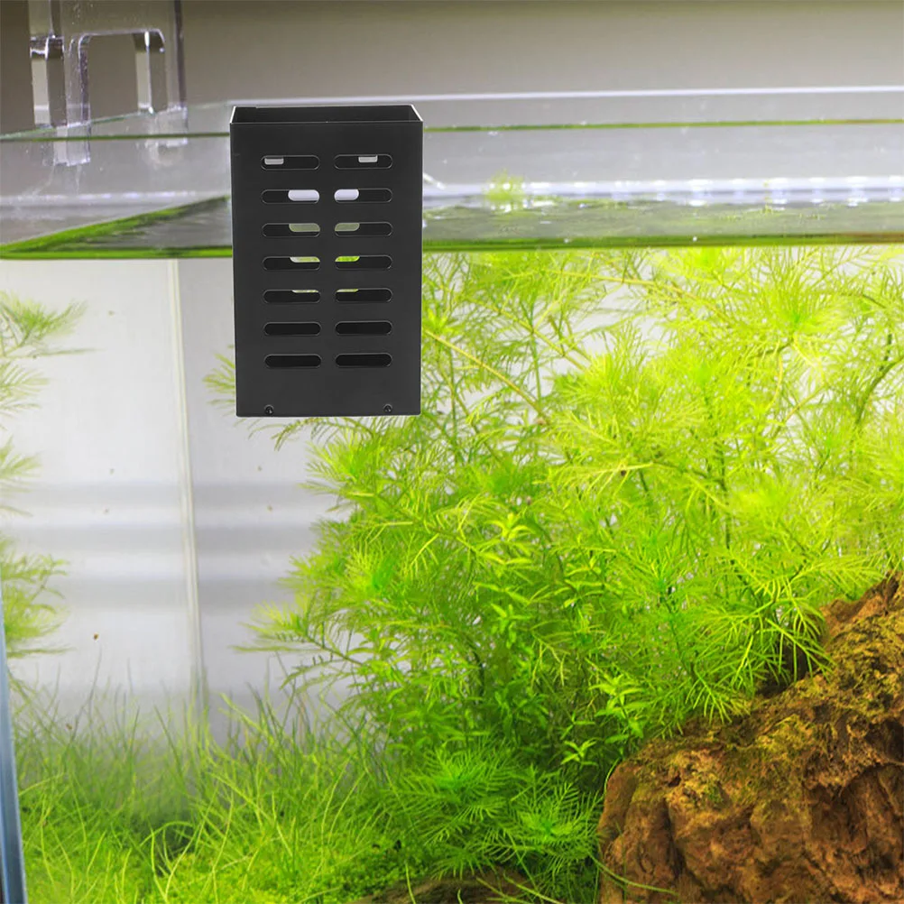 

2pcs Stainless Steel Aquarium Plant Holder Hanging Plant Pot For Aquatic Plants Hydroponic Fish Tank Supplies Aquatic Planting