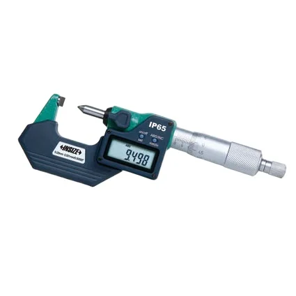 

3566-25DA Metal Digital Crimp Height Micrometer Measuring Range 0-25mm Graduation 0.001mm/0.00005" 1 Year Warranty