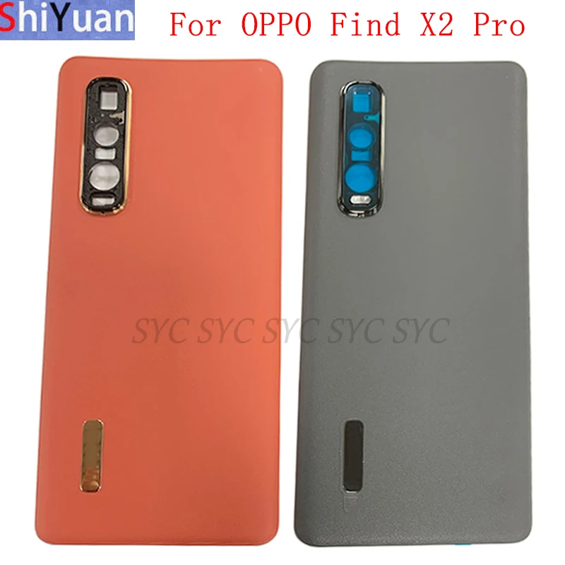 

Battery Cover Rear Door Housing Case For OPPO Find X2 Pro Back Cover with Logo Replacement Repair Parts