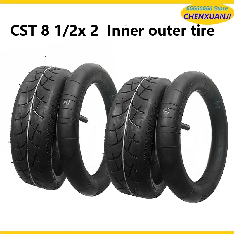 CST Inflatable 8 1/2x2 Inner Tube Outer Tyre for Xiaomi Mijia M365 Electric Scooter Replaceable Tire Accessories