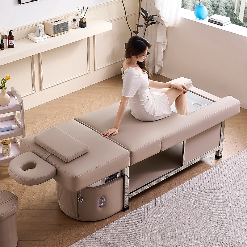 Moderne intelligente bequeme elektrische Mehrzweck-Haar wäsche Salon Tisch Massage Hocker Bea Shampoo Bett Sofa Pediküre Fuß