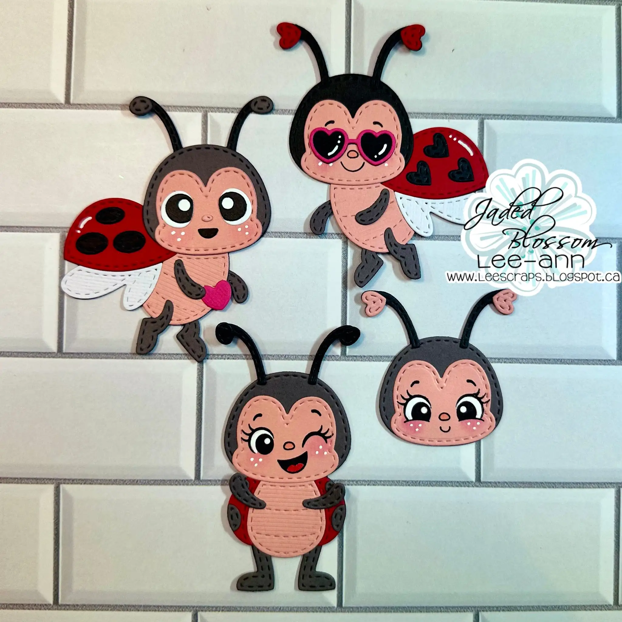 

2026 New Ladybug Faces Stamps Scrapbook Diary Decoration Embossing Template Diy Greeting Card DIY Paper Cards