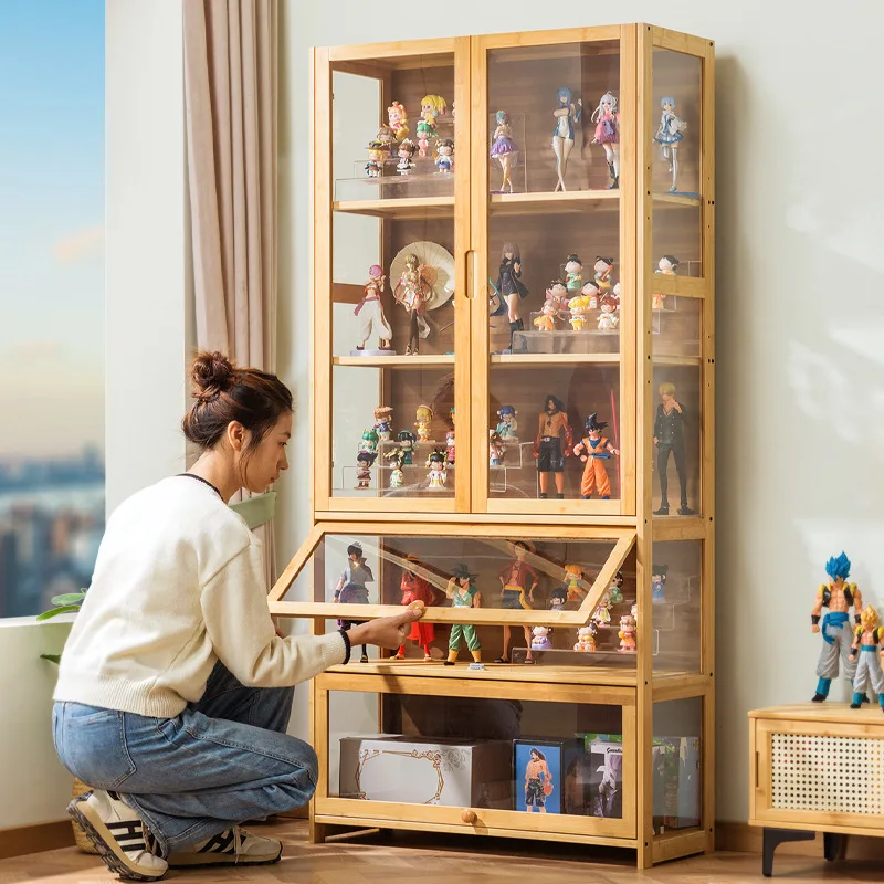 Figure display cabinet building block model Lego acrylic display stand non-glass transparent product ornament display