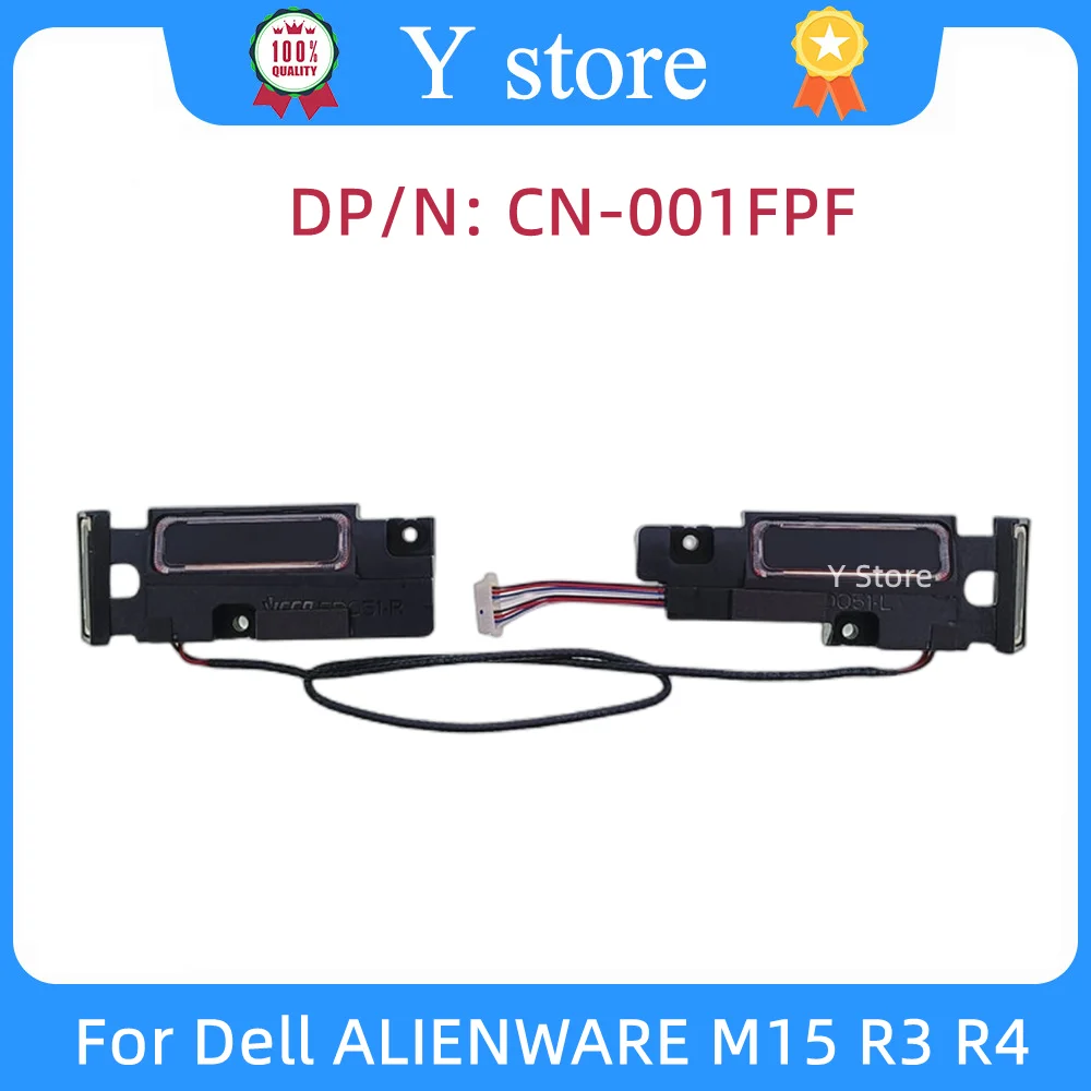 

Y Store New Original 001FPF 01FPF PK230011L00 FDQ51 For Dell ALIENWARE M15 R3 M15 R4 Laptop Speaker Left Right Trumpet Horn
