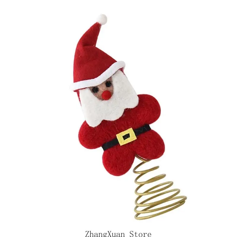 Tree Weihnachtsschmuck mit Wollkörper und Federbasis für Eingangsbereiche, Wohnzimmer und Weihnachtsfeiern – Detail 10