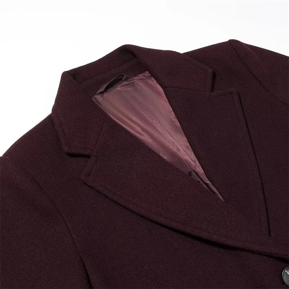 Herfst nieuwe dameskleding Franse mode veelzijdige eenvoudige zacht gewatteerde schouderjas