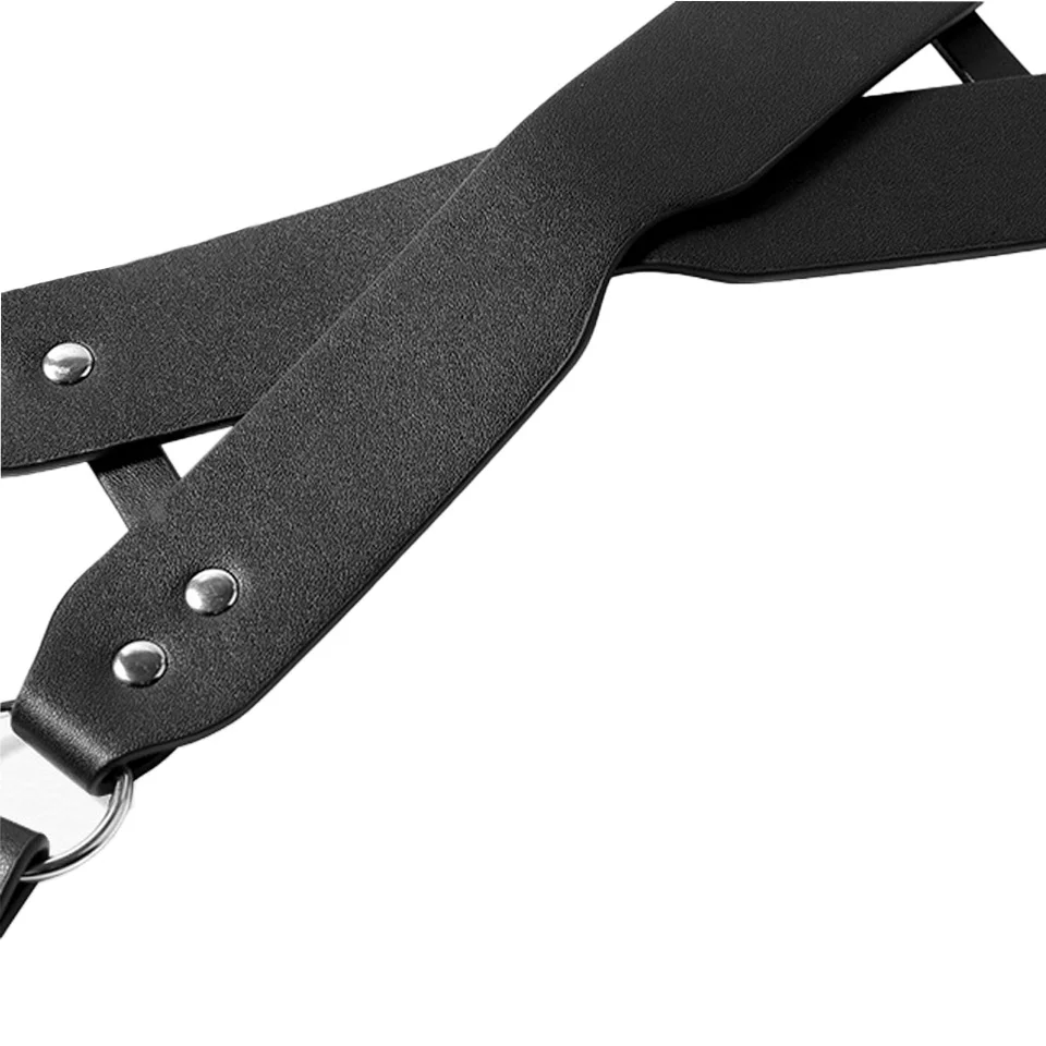 Women Sexy Mask Blindfold Cosplay PU Leather Adjustable Masquerade Ball Halloween Party Mask Accessories Goth Harness Anime Eye