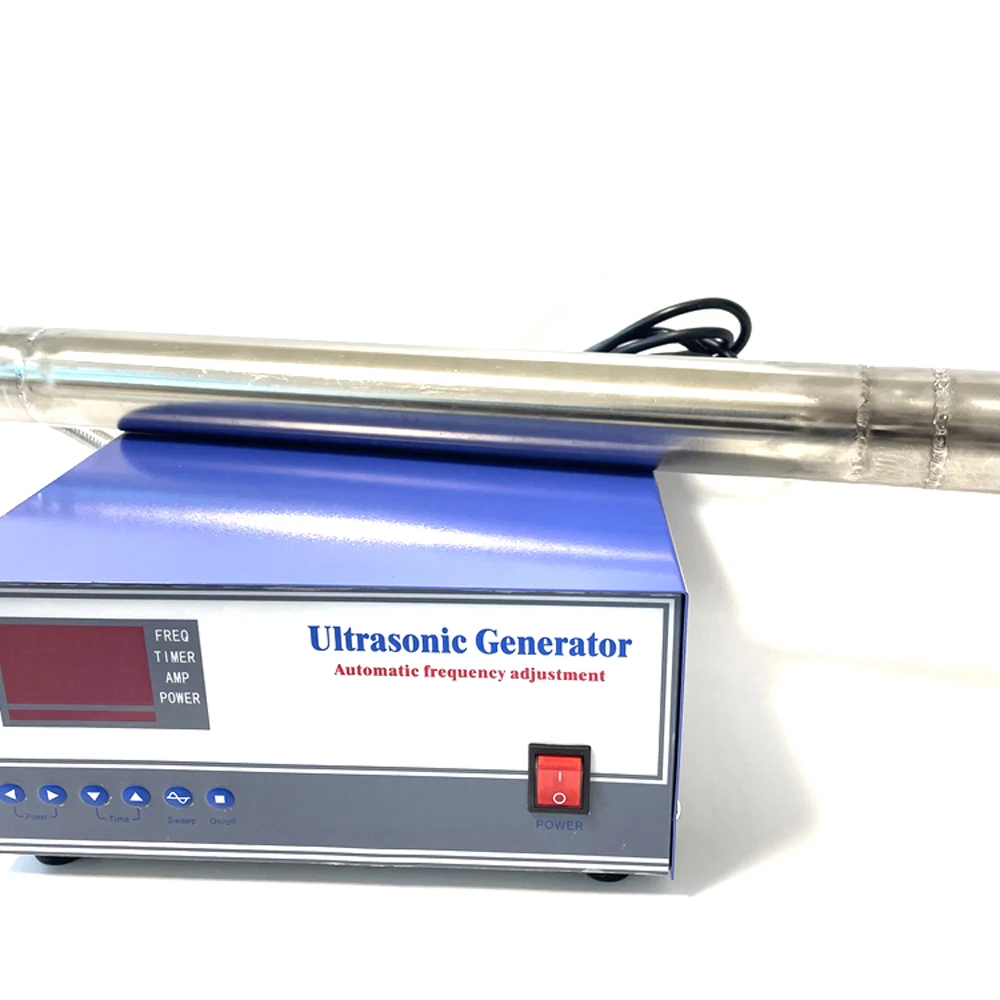 600w Ultrasonic Transducer Stainless Steel Tube 25khz Food Industry Processor Machine