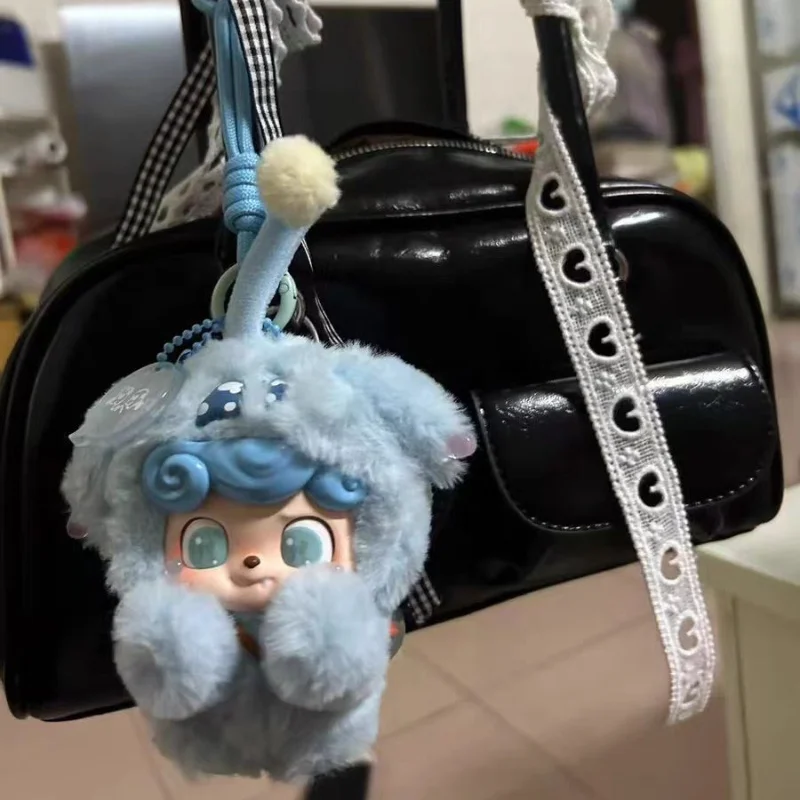 

Q.Kid эмоциональная серия волосатых монстров, слепая коробка, милая виниловая кукла, подвеска, загадочная коробка, мультяшный декор, игрушки, подарок на день рождения