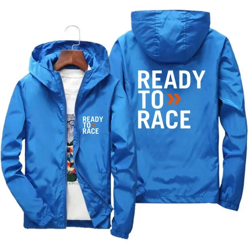 Men's Ready To Race Enduro Cross Motocross Bitumen Bike Life Windbreaker Jacket Hooded Coat Thin Hoodies Coat Pilot Clothing 5XL