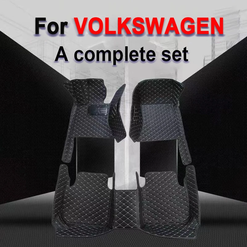 

Car Floor Mats For VOLKSWAGEN Magotan Scirocco ID.4 CROZZ atlas cross Caddy turbo GTI Saveiro Cross T-Cross Car Accessories