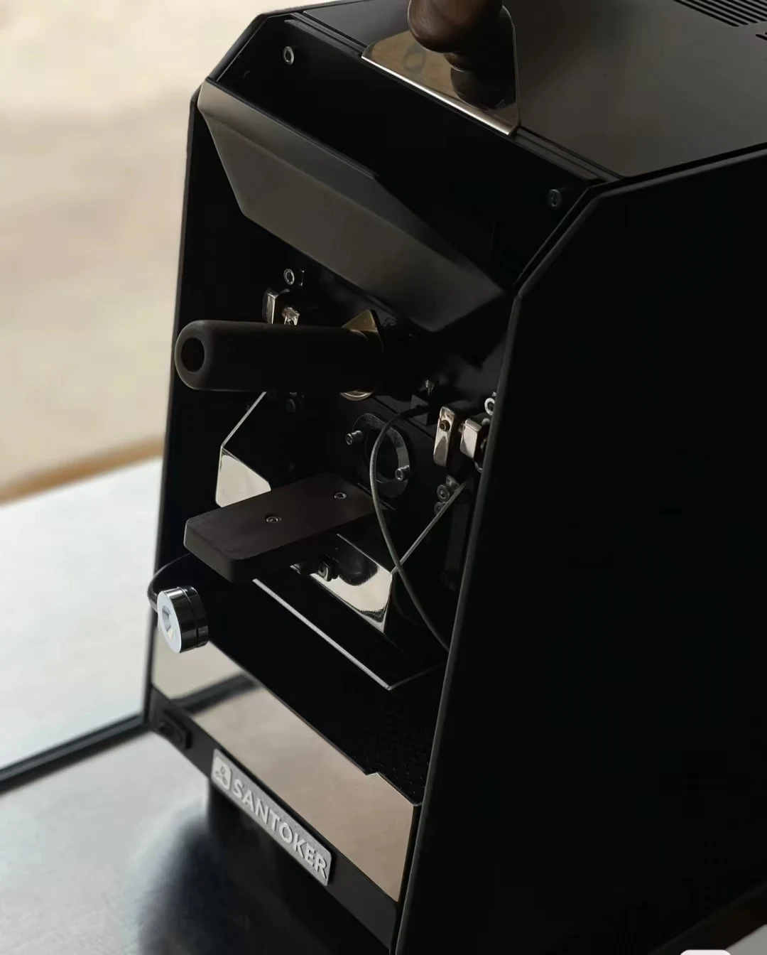 Santoker X3 Auto Mini Home 100 جرام 200 جرام 300 جرام آلة تحميص حبوب البن متجر منزلي عينة ماكينة تحميص القهوة