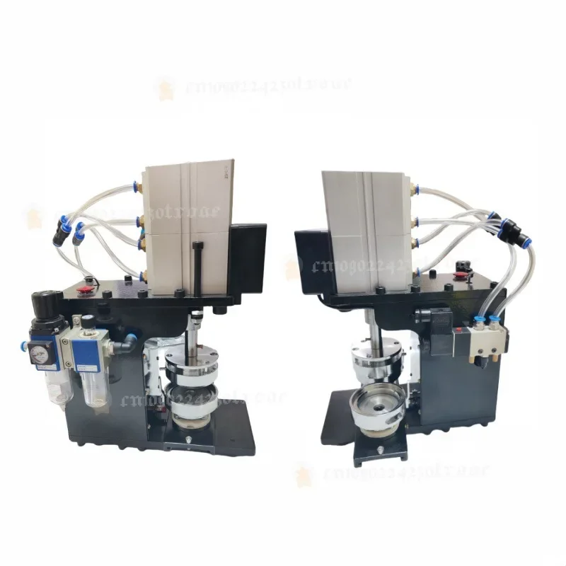 Automatic Pneumatic Badge Making Machine Tinplate Button Badge Maker Double Flash Design Including Custom Badge Craft Production