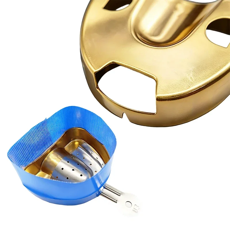 Dental Injection Alloy Plaster Model Cassette Full Mouth Adsorption Denture Alloy Pallet Dentistry Material Tool Box