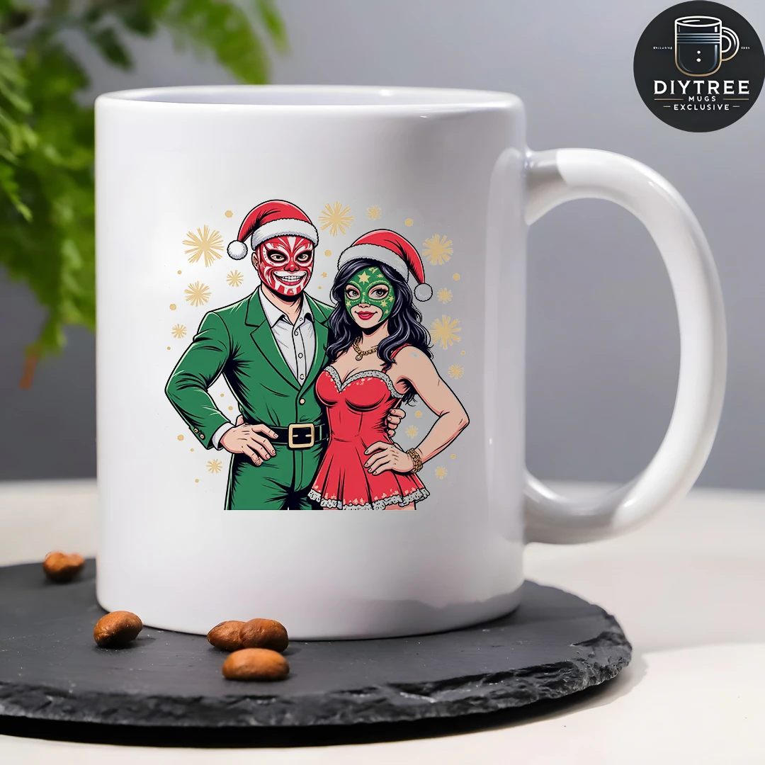 Joyful Christmas cartoon mug 11oz kids cup family office cup Christmas gift set stylish cartoon character design musthave for