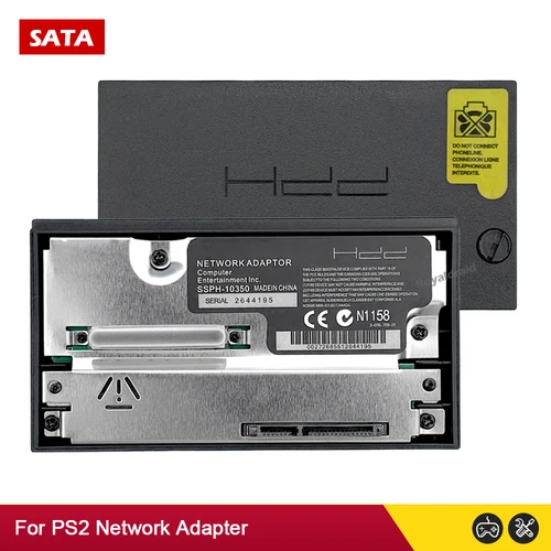 Imagen 1 del producto Nuevo adaptador de tarjeta de red de interfaz SATA para consola de juegos PS2 Fat SATA HDD para Playstation 2 Fat Sata Socket accesorios para juegos