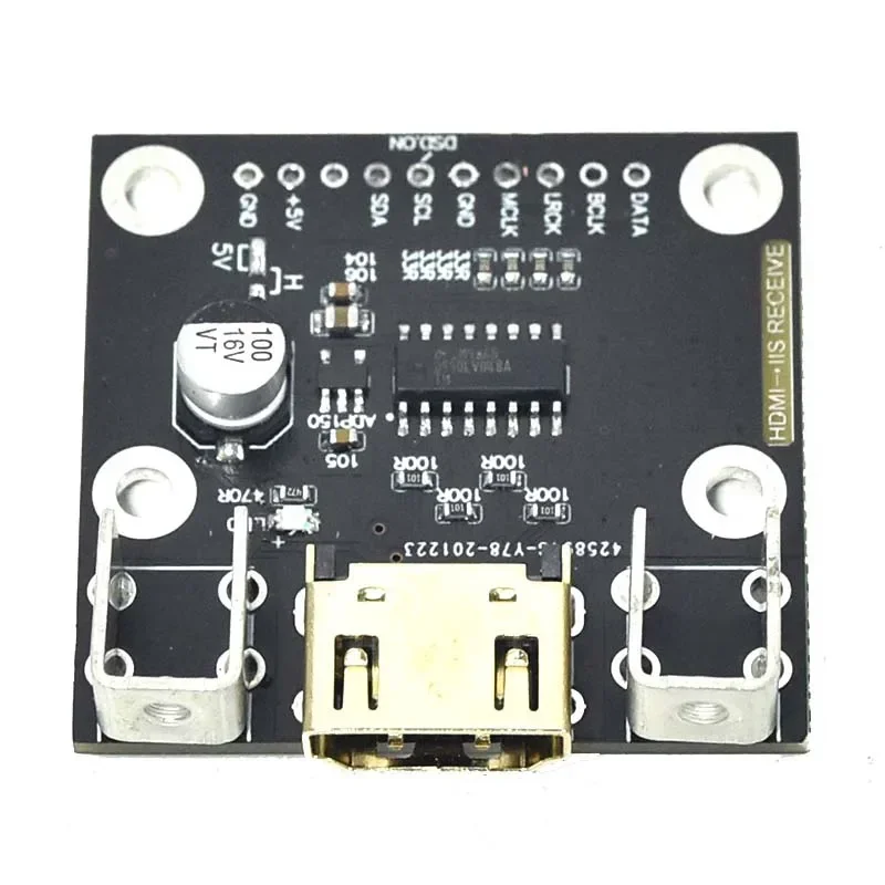 LUSYA HDMI Compatible To I2S Receiver I2S to HDMI Transmitter Board Differential Signal Conversion DAC Decoder