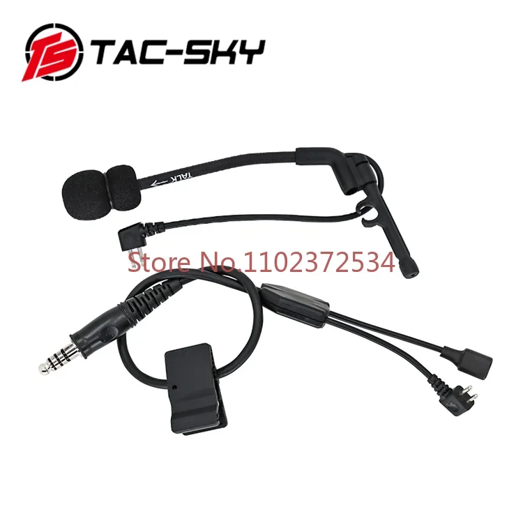 TAC-SKY microphone Y line combination is applicable to noise reduction earphone IPSC version comtac I II III