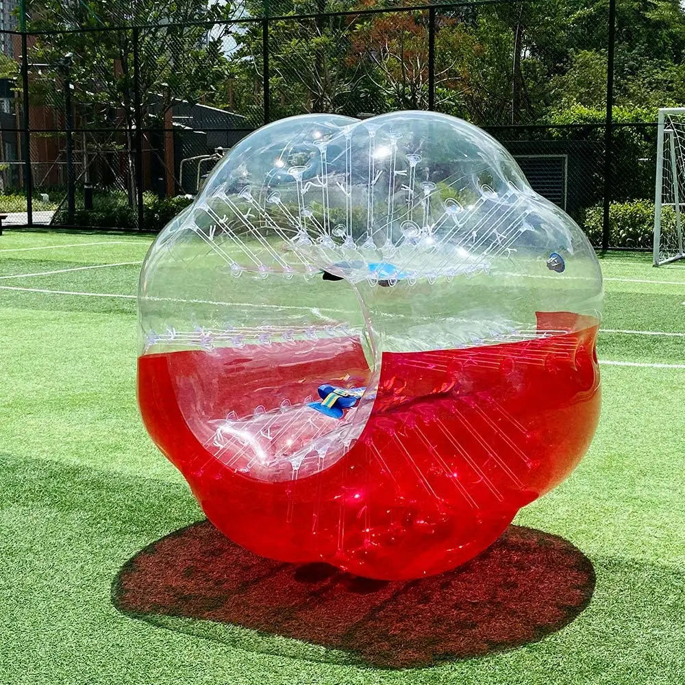 Ballon gonflable de Football de bulle de Zorb 1.2m 1.5m 1.7m ballon de pare-chocs 100% matériel de TPU Football gonflable de bulle