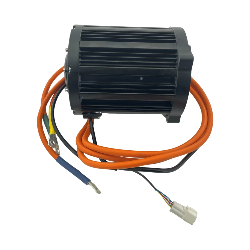 QSMOTOR 138 90H 4000W PMSM Mid-drive Motor With Inner Spline Shaft For Electric UTV UGV ATV