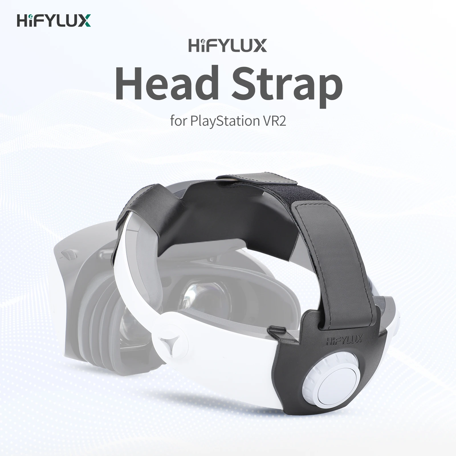 Hifylux PSVR2 Adjustable Head Straps Comfortable Skin-Friendly Reduce Head Pressure Accessories for PlayStation VR2 Headset