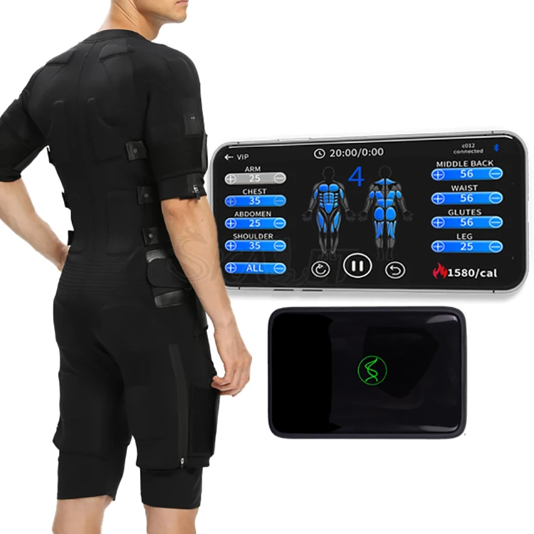 Professional Body Massage Slimming Equipment EMS Microcurrent Suit Relax Health Care Muscle Stimulation