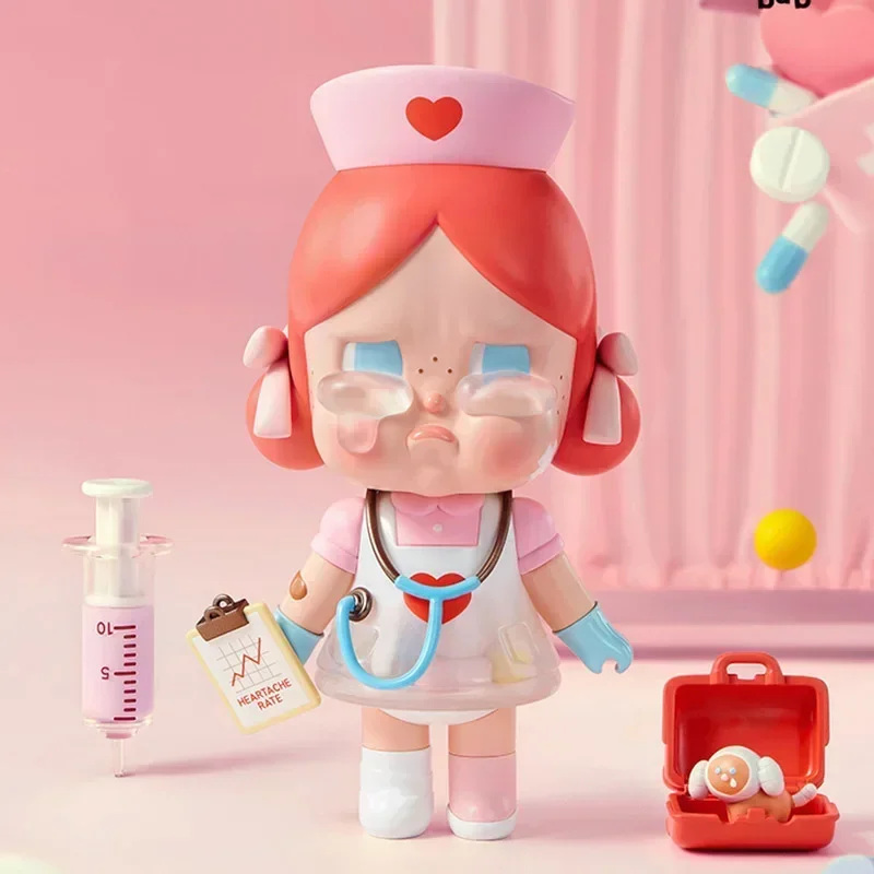 

17 см Crybaby Healer Primary Color Series, экшн-фигурка, милая аниме-фигурка Crybaby, коллекционная кукла, подарок-сюрприз на день рождения